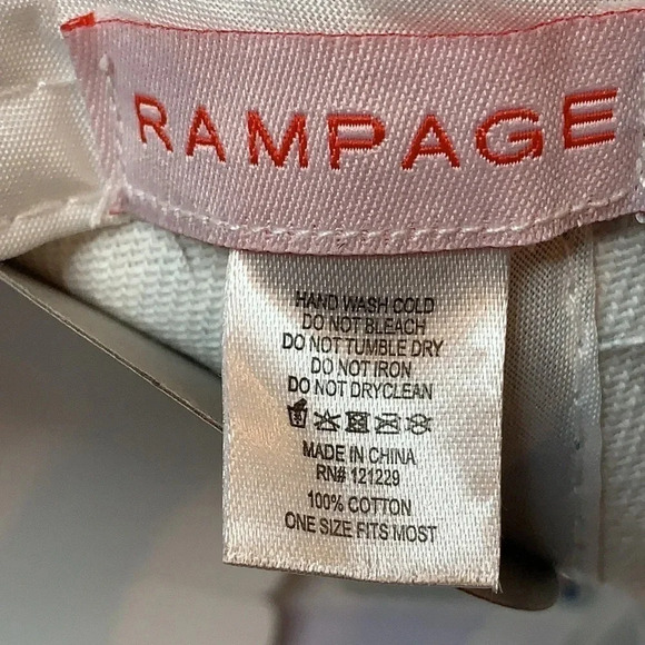 Rampage Baseball Cap Denim Tie Dye New - Picture 7 of 9